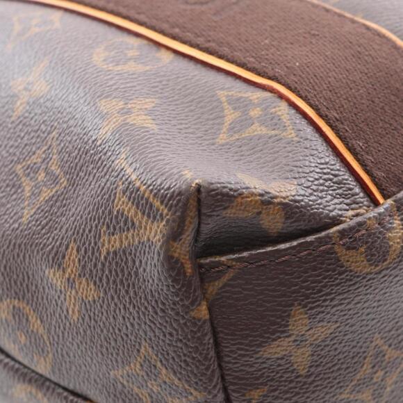 LOUIS VUITTON Brown Monogram Leather Tote Bag - Picture 9 of 10